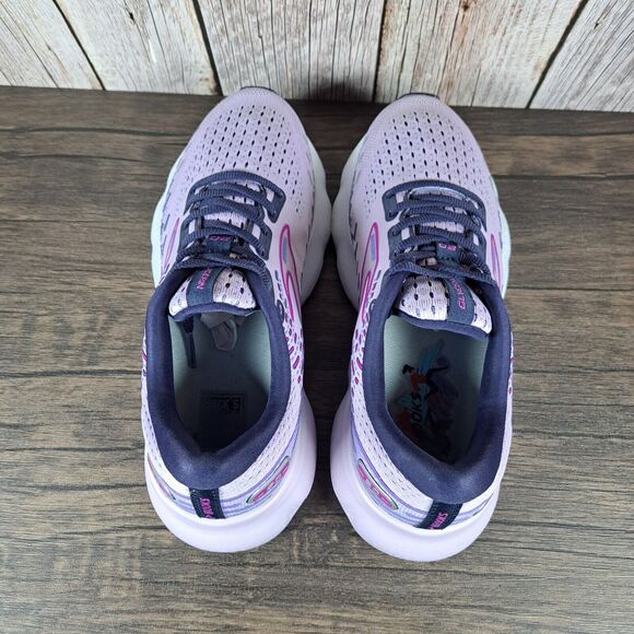 Brooks Purple Athletic Shoes with Mesh Design and Cushioning - Picture 6 of 9